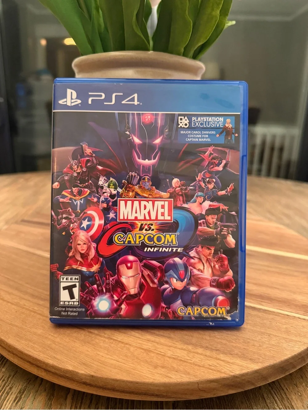 PlayStation PS4 Marvel vs. Capcom: Infinite - Blue Case